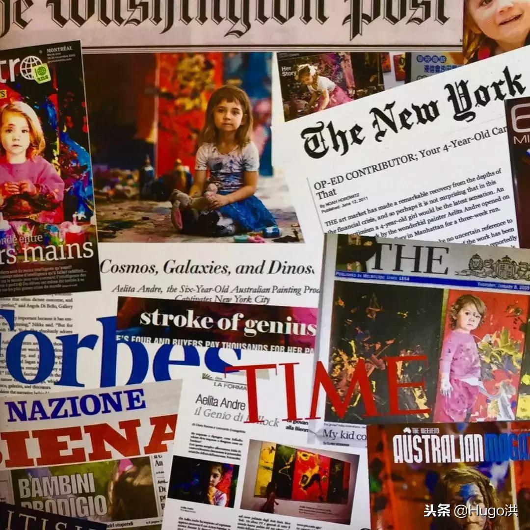 父母“纵容”的熊孩子成为了2岁的女版“毕加索”，作品卖出百万