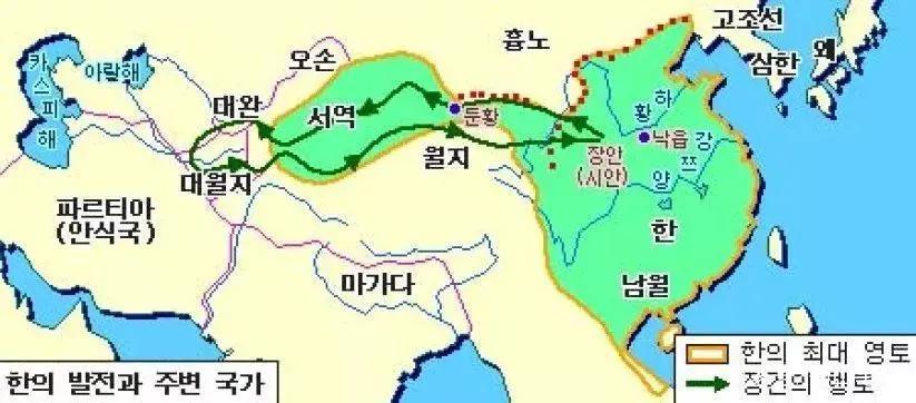 世界公认韩国历史地图,韩国画的中国历史地图