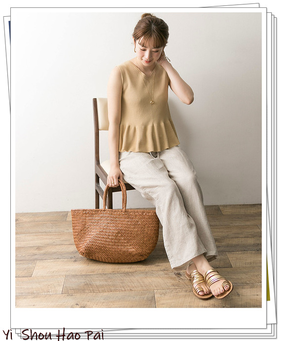 亚麻裤搭配什么上衣好看,亚麻上衣搭配格子裤秋季