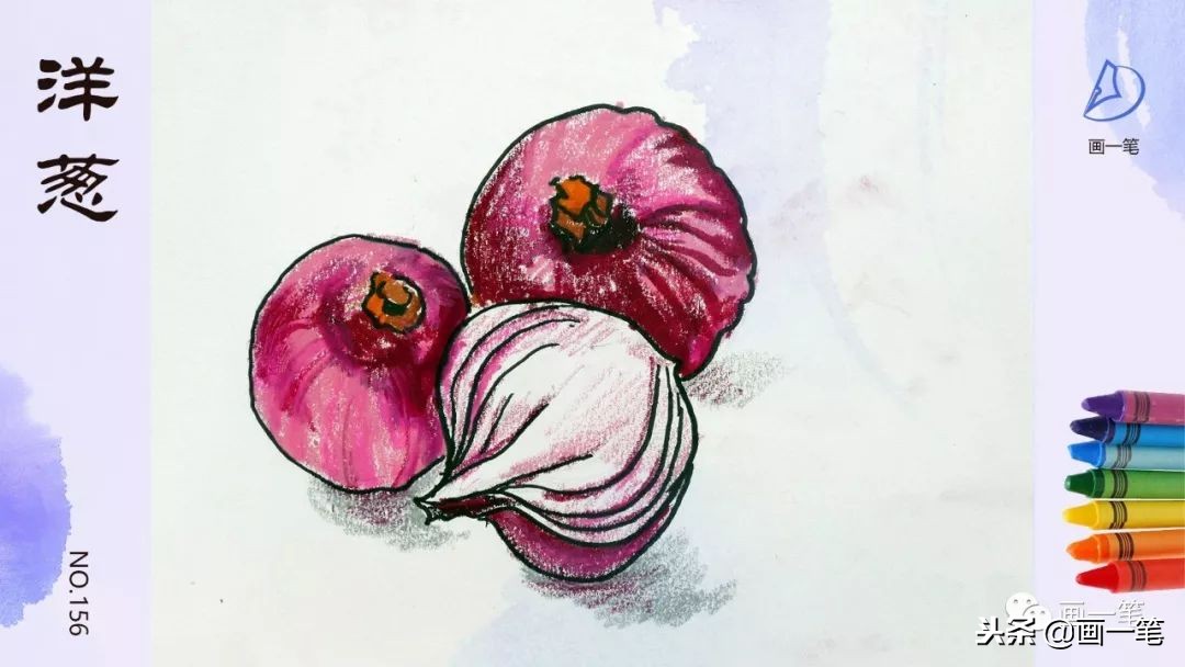 水彩画菜地,水彩画菜花风景