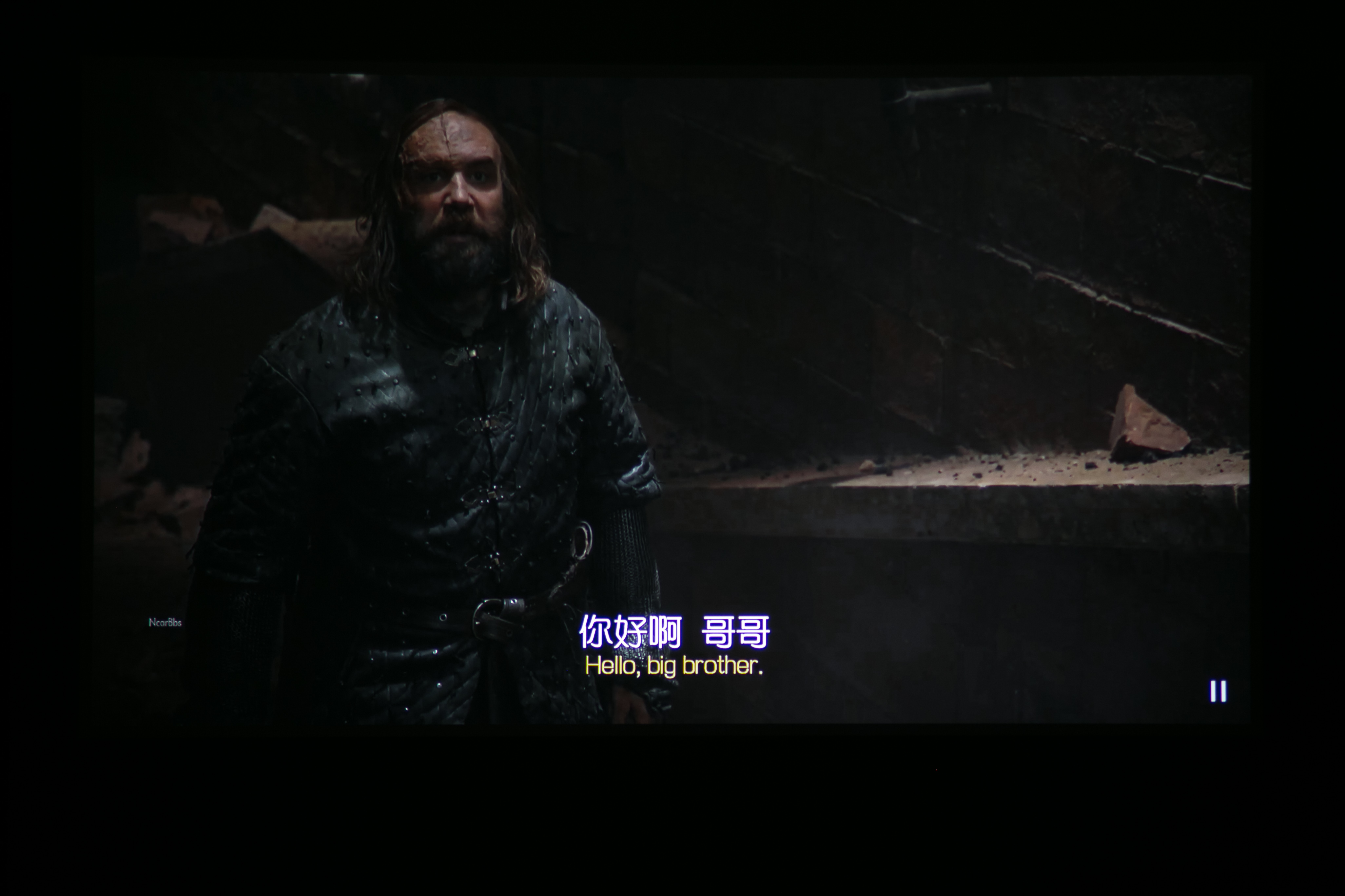 4k投影看1080p效果,全面屏对比