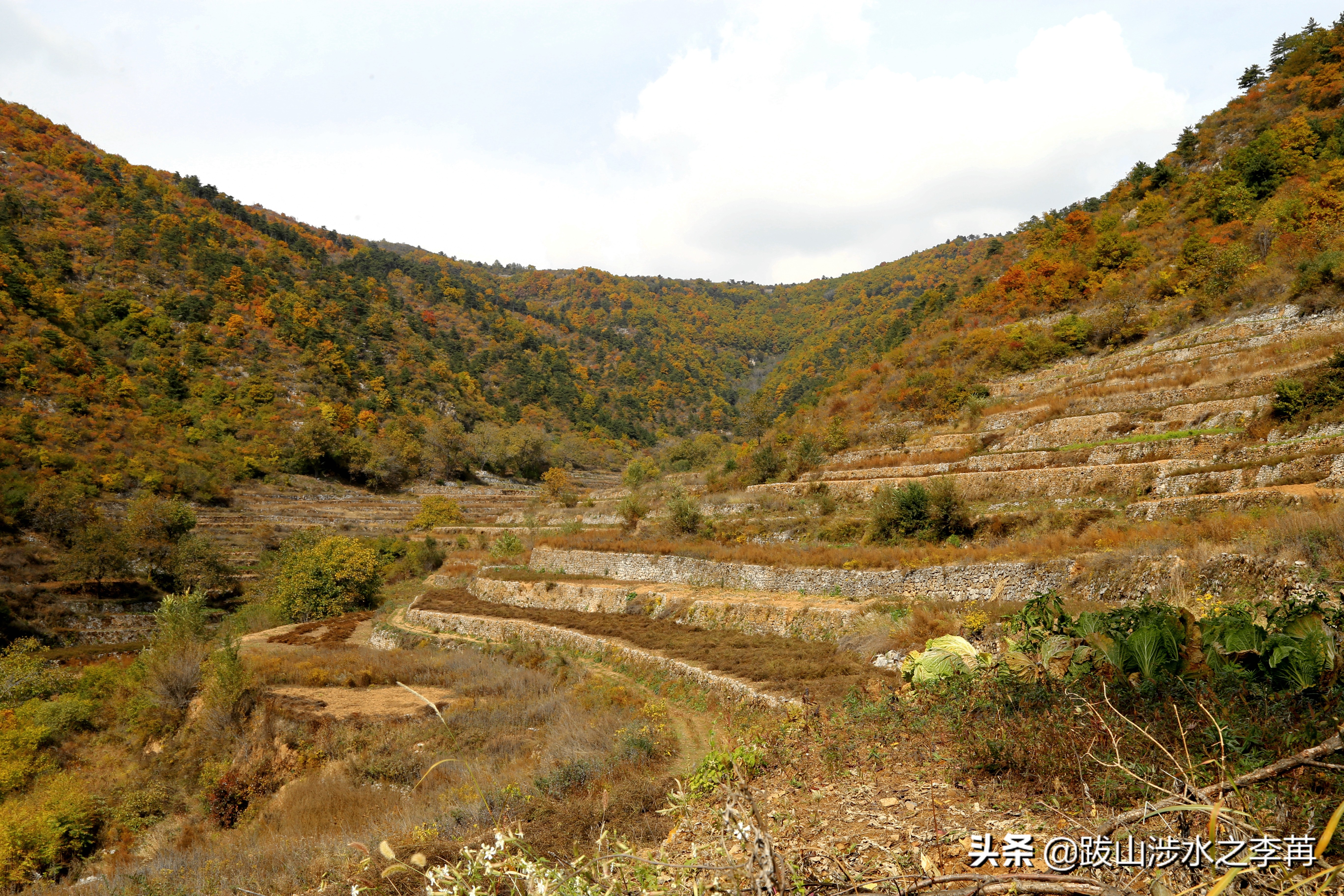 深藏在太行山中的古村落竹林沟,深山沟里的绝世古村