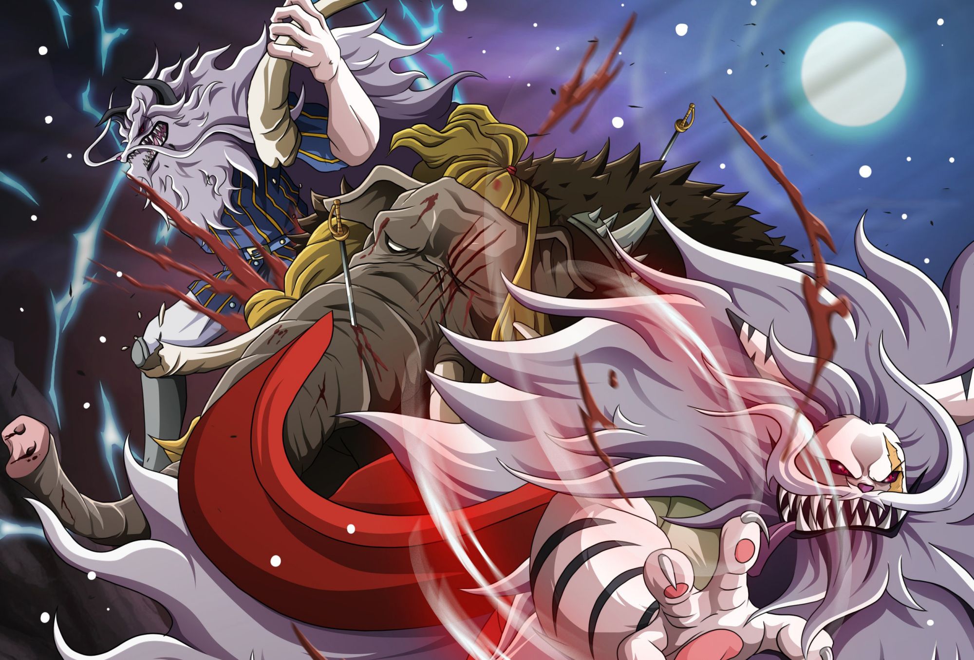 海贼王里面的凯多有多强,海贼王凯多的对手是谁