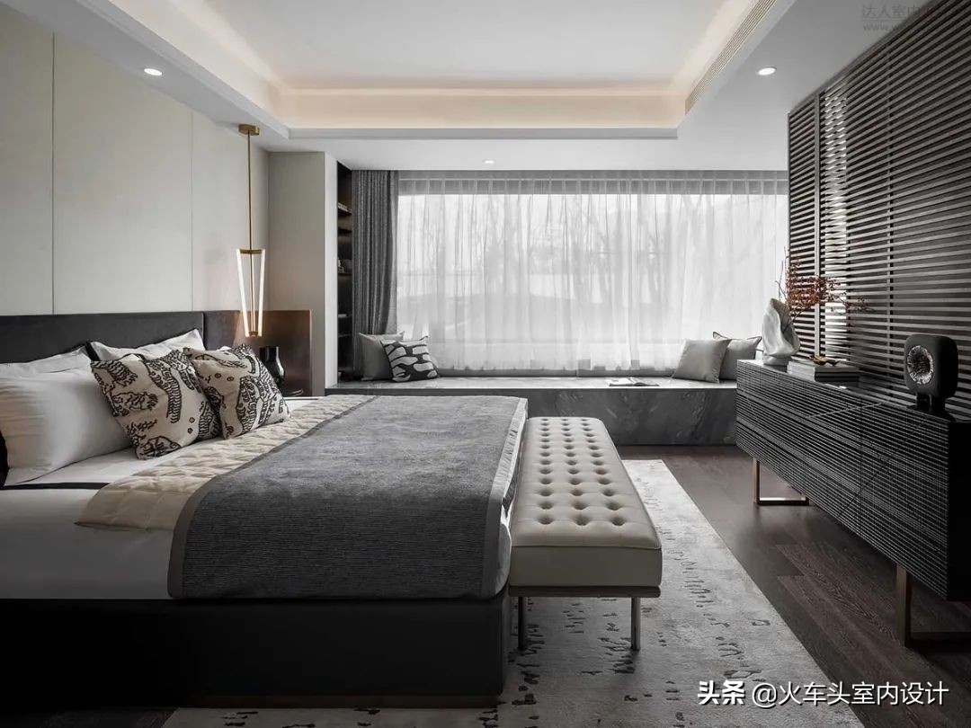 牧笛装饰全案设计,常州万科国宾道176大平层样板房