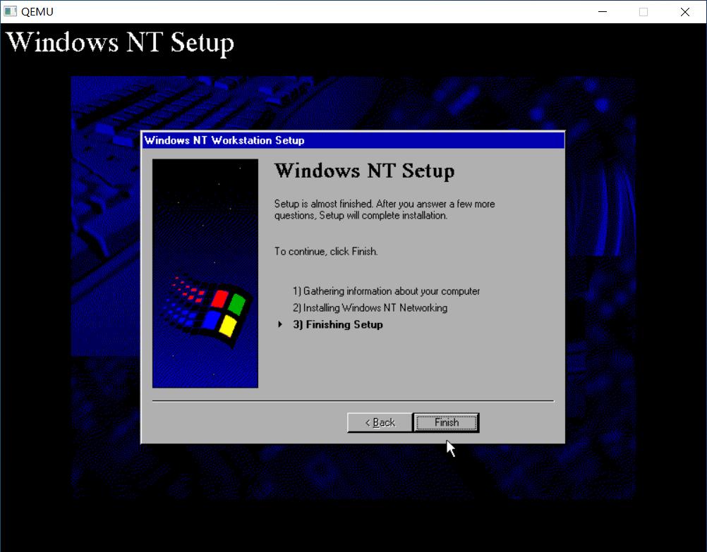QEMU安装WINDOWSNT4.0MIPS版本
