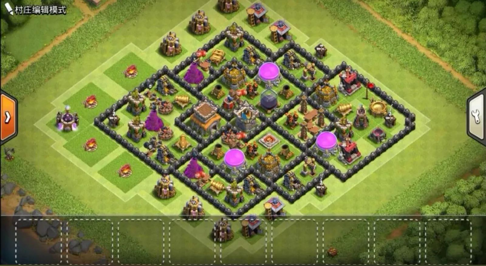 八本部落冲突女武神流配兵,部落冲突八本最强阵型怎么摆