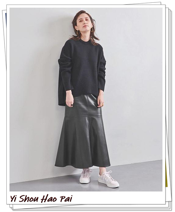 皮夹克皮裙穿搭,皮夹克里搭配的裙子
