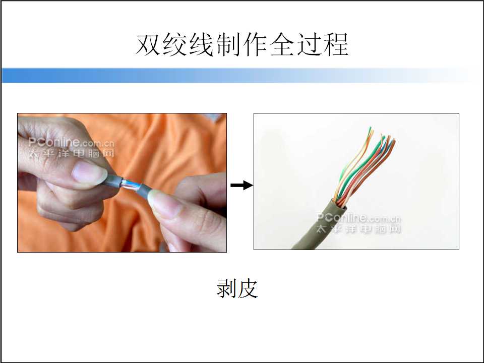 网线的制作实训,网线制作ppt免费
