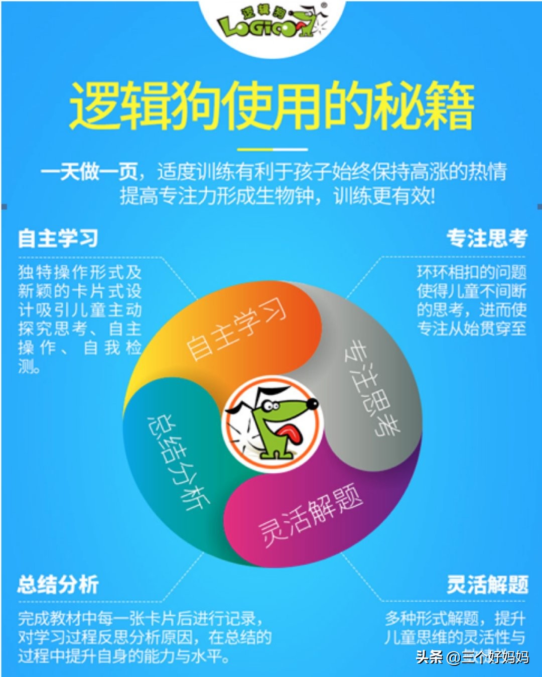 逻辑狗儿童思维训练3-4岁,德国逻辑狗思维训练的好处