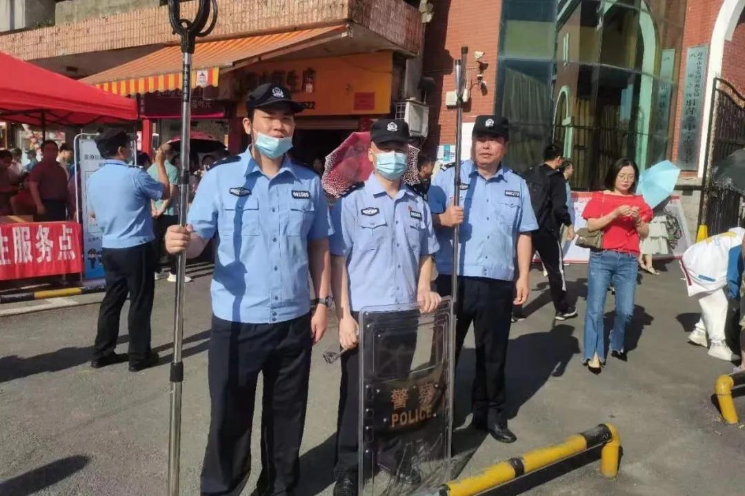 护航高考我们都是答卷人,护航高考第一天在追梦的路上