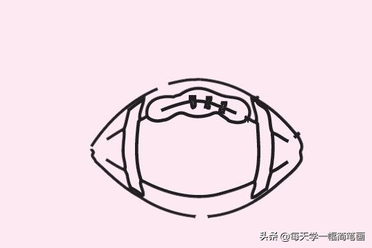 橄榄球运动员简笔画,橄榄球的简笔画