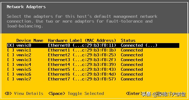 esxi怎么配置第二块物理网卡,esxi系统怎么装网卡驱动