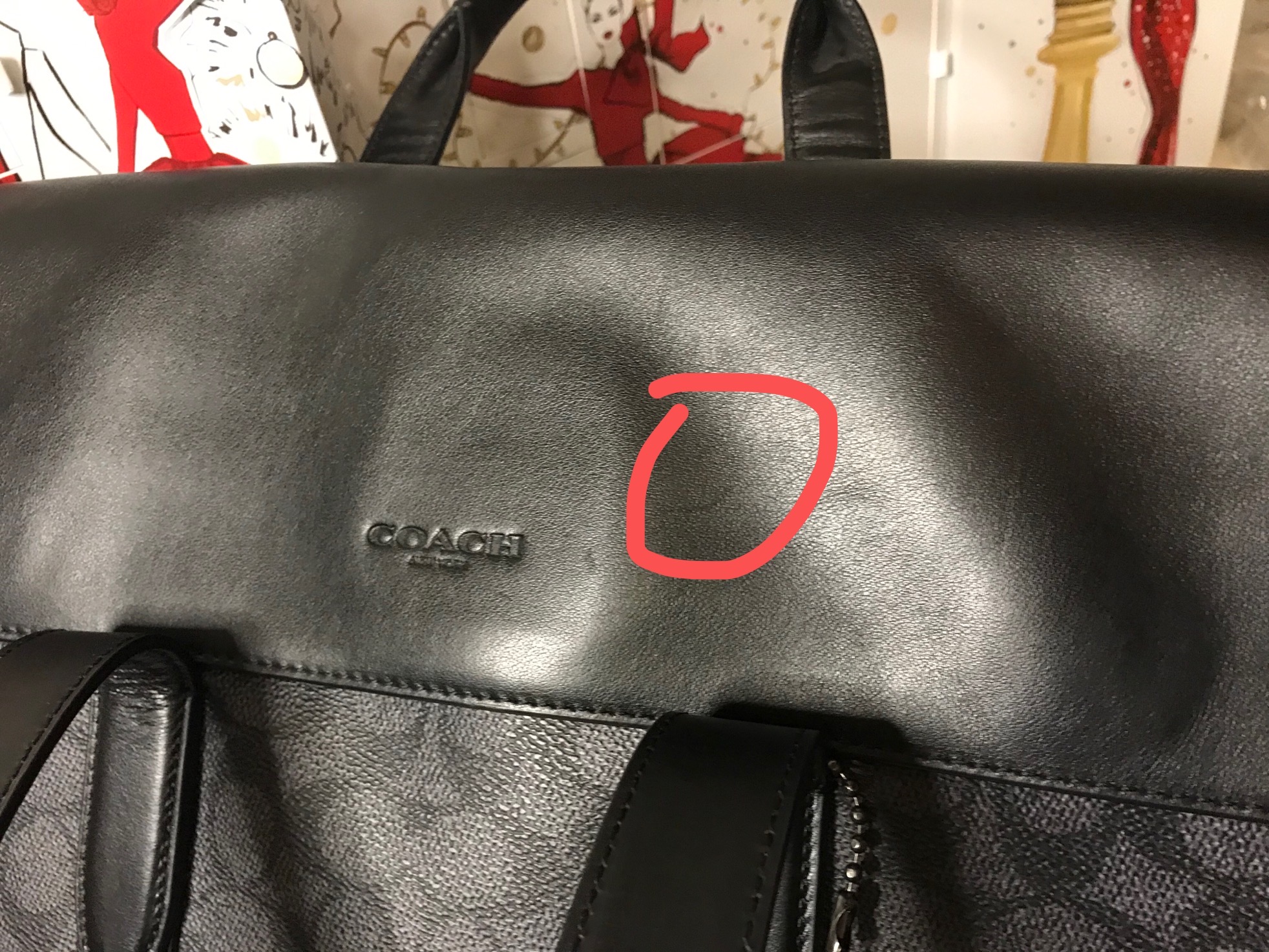 COACH皮质包,coach真皮男士包包