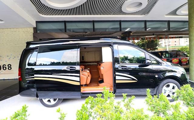 奔驰威霆高顶豪华定制mpv热销,九座蓝牌奔驰威霆商务车