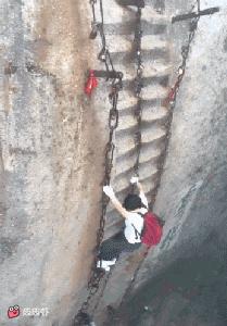 恐高的人不能去华山哪些地方,华山很险吗恐高能不能去