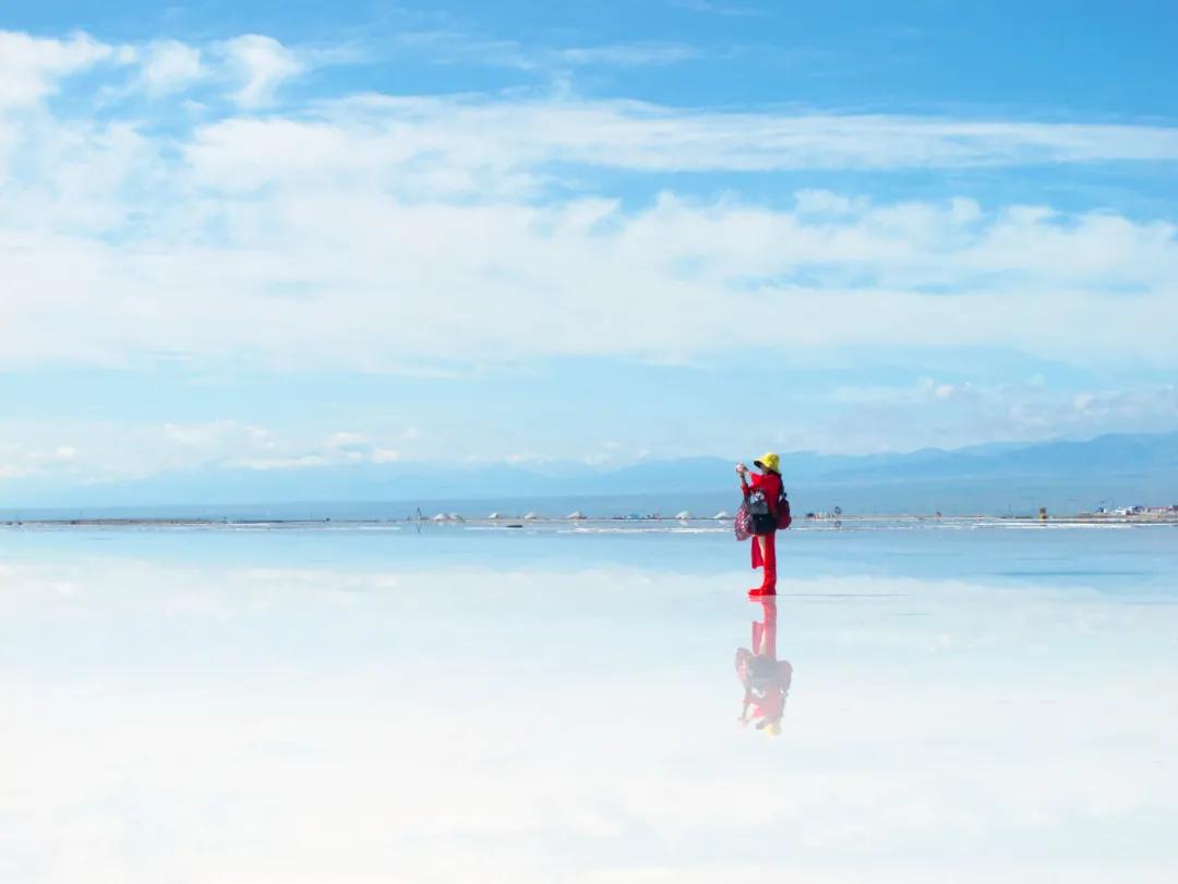 去茶卡盐湖旅游美照,茶卡盐湖感受美丽的风景线