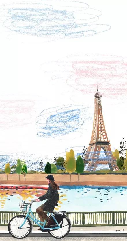 韩国插画师SEULAYI的旅行作品
