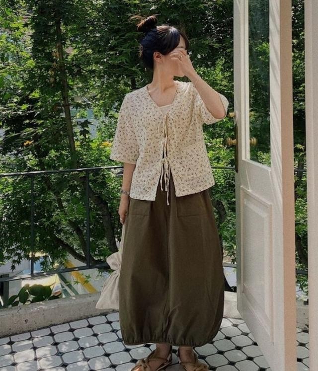 文艺复古森系风穿搭夏季,文艺风穿搭自带减龄感大方又时髦