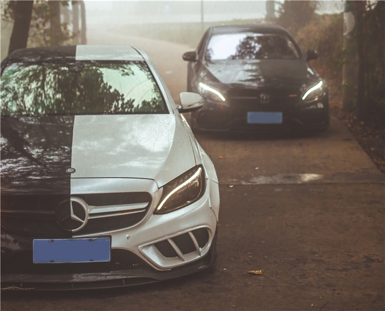 奔驰c200l黑武士改装,奔驰c200l合法改装案例