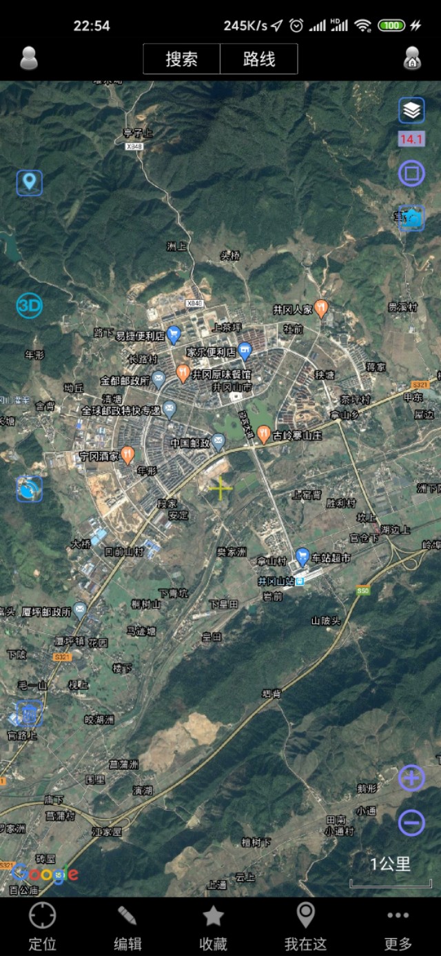 吉安市十县两区一县级市城区城建面积直观对比（同一比例尺下）