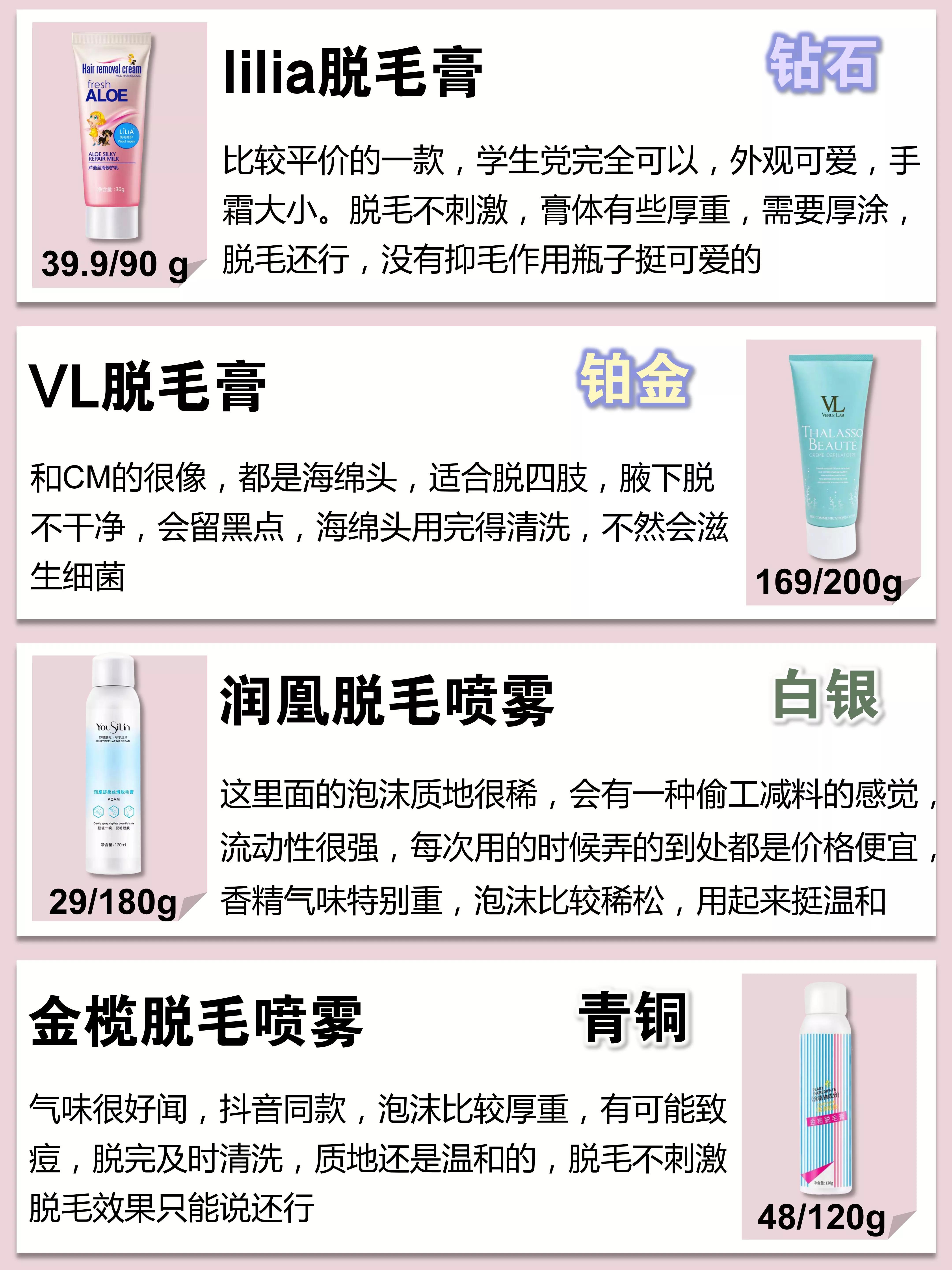 目前脱毛效果最好的脱毛膏排行榜,脱毛膏真的能脱得那么干净吗