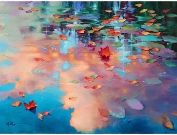 三个画家笔下的雪景,三位油画家的风景画