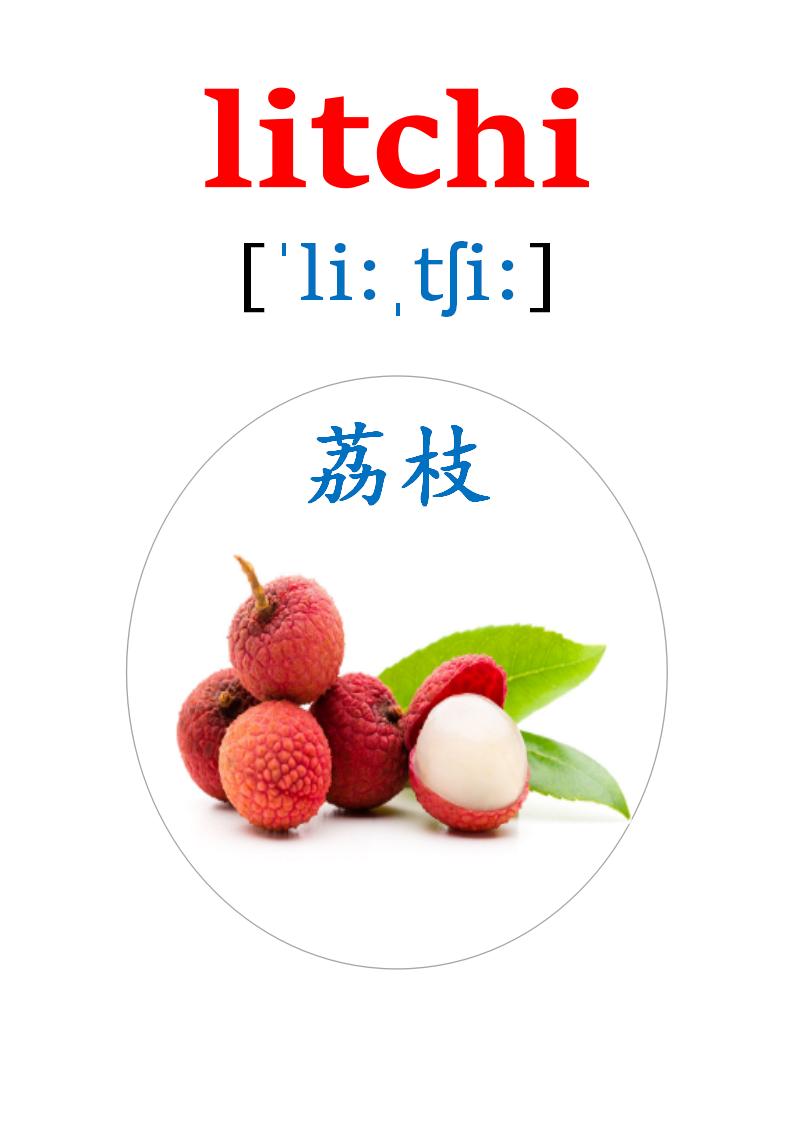 英语卡片20多种水果的英语单词,英语卡片水果种类