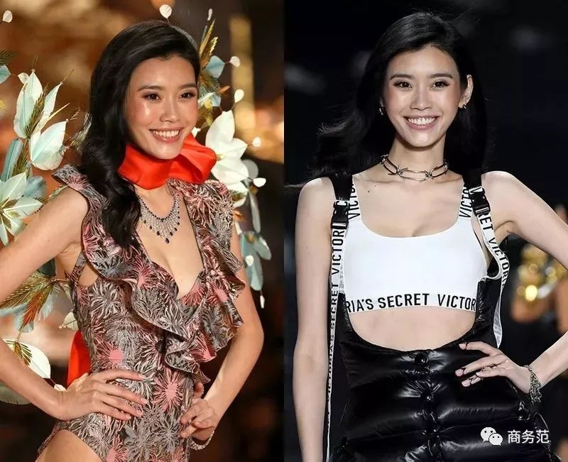 刘雯维密被挂住翅膀,维密天使刘雯穿婚纱