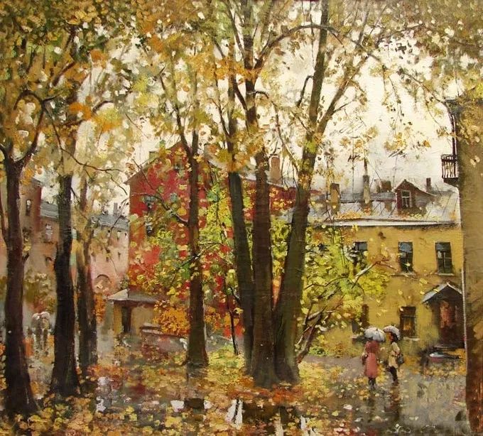 西欧大师画家的风景油画作品,卢卡斯风景油画作品