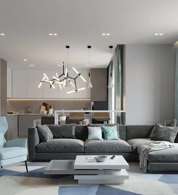 60平米沙发款式,60平小户型法式沙发墙