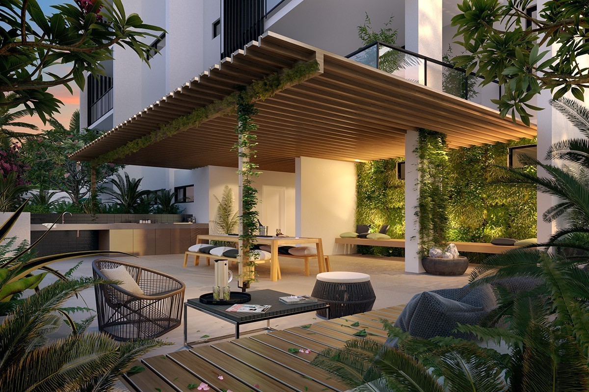 别墅7字型花园设计,12平方别墅露台设计