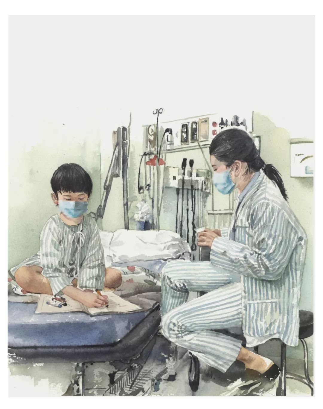 抗击疫情主题国画展,抗疫主题展览