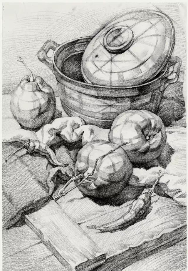 素描静物不会起形怎么办,素描不会排线怎么做关系