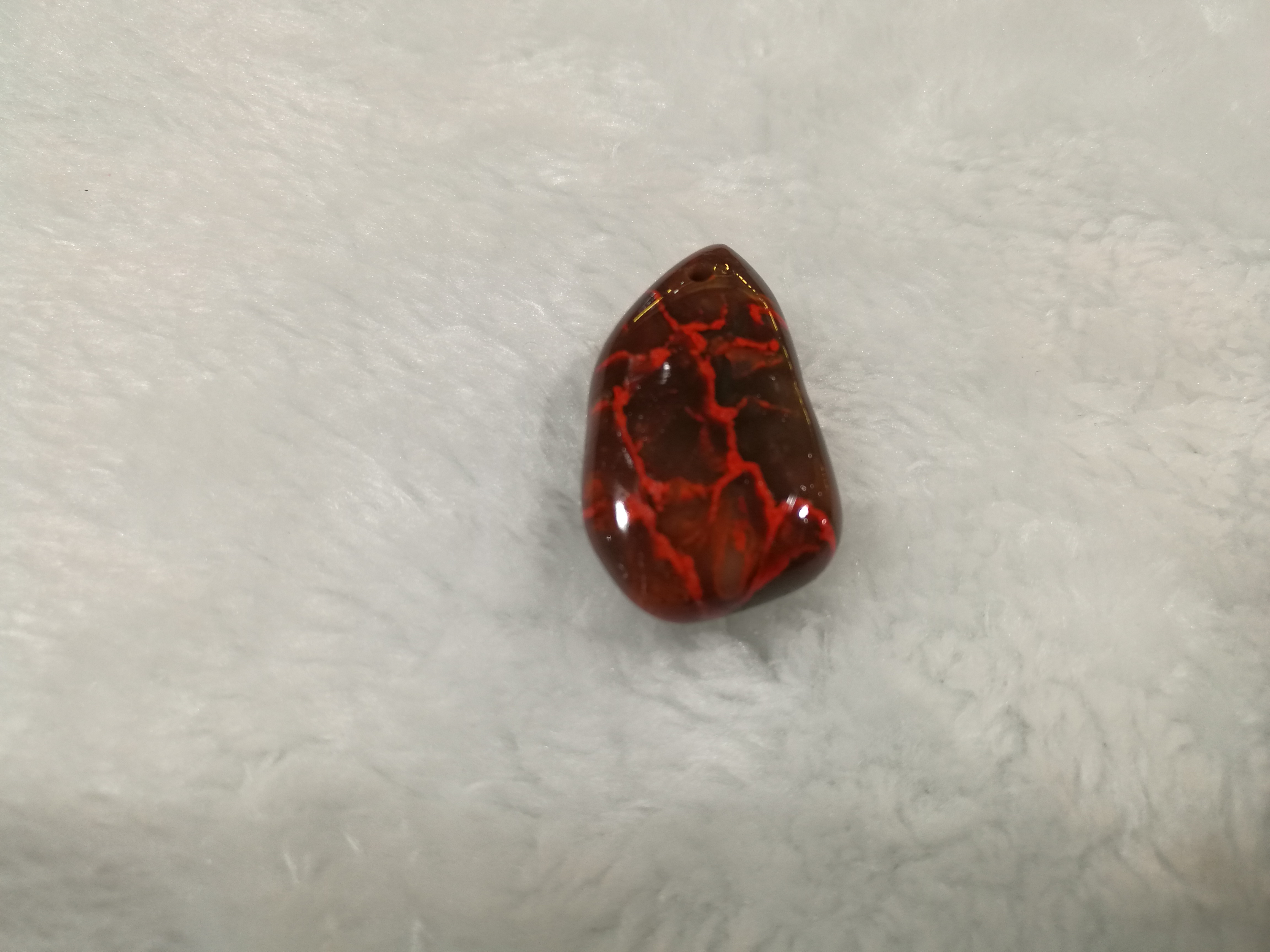 奇葩问妖魔的鸡血石