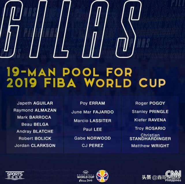 菲律宾归化球员克拉克森,克拉克森菲律宾集训