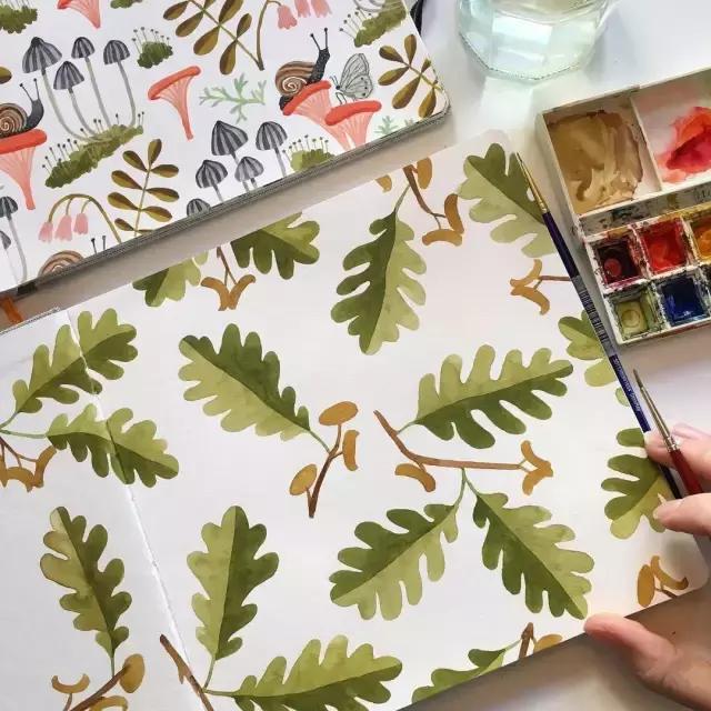 手残党零基础画,纹理画教程初学者