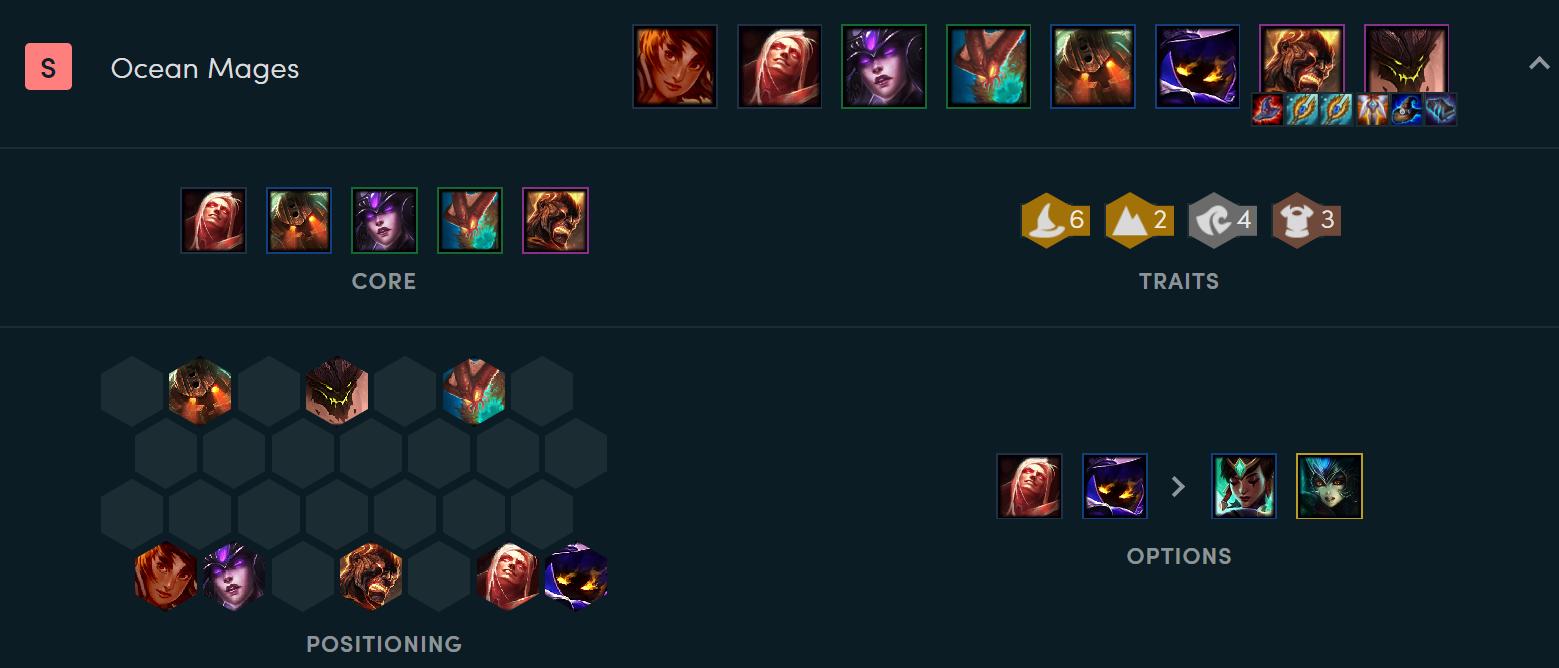 最新版本云顶之弈s级阵容,云顶之弈海洋法怕什么阵容