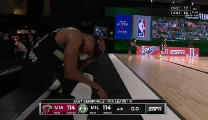 字母哥两罚不中雄鹿,字母哥两罚不中篮网