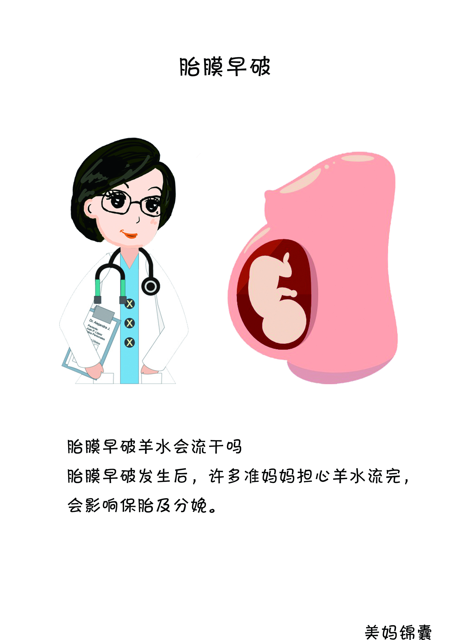 胎膜早破会导致羊水浑浊吗,胎膜早破羊水严重减少还能保胎吗