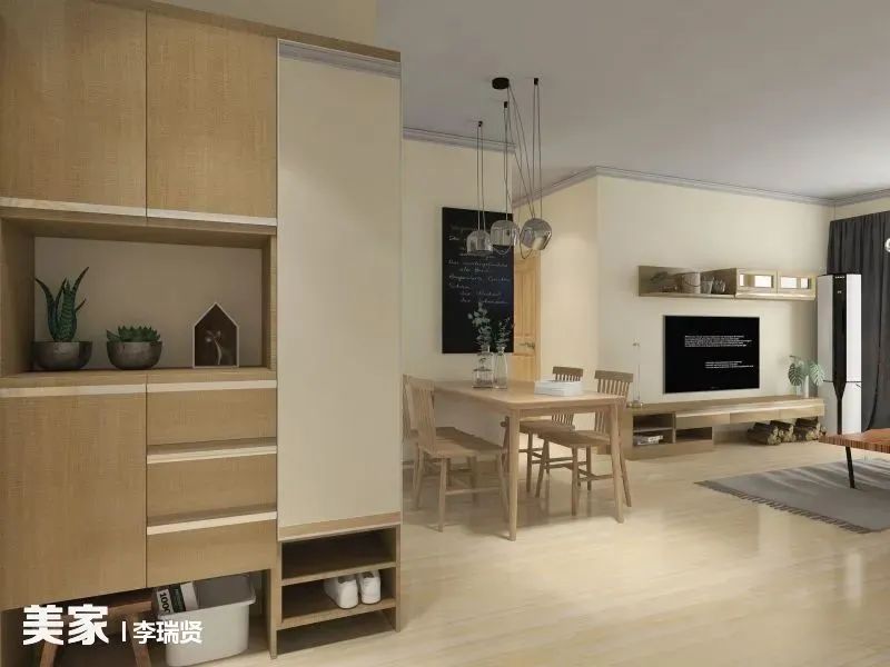 好看的客餐厅效果图,60平方客餐厅一体装修效果图大全