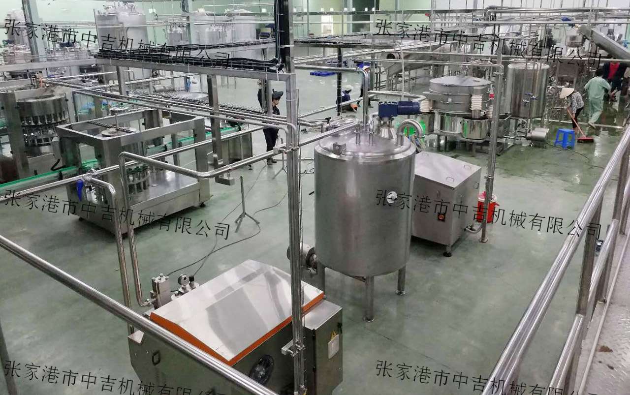 芒果汁加工设备,芒果汁饮料生产线