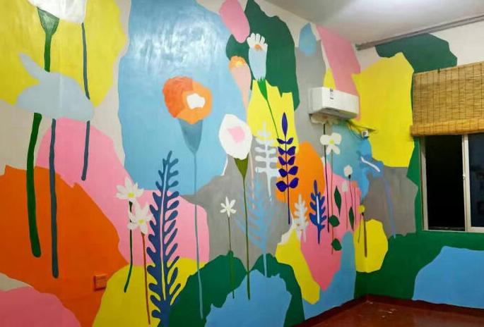 室外墙绘颜料持久不掉色,墙绘如何固色