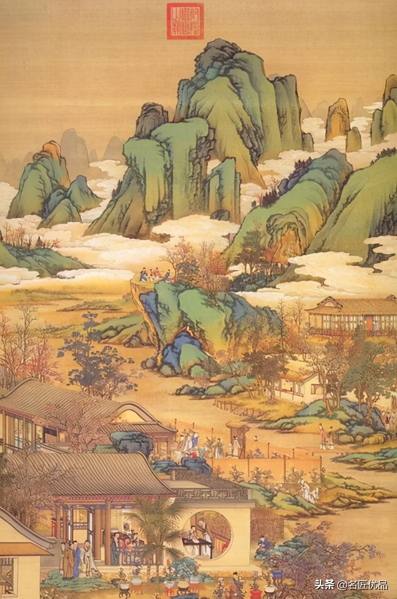 葛饰北斋富岳三十六景作品说明,清代五十位宫廷画师