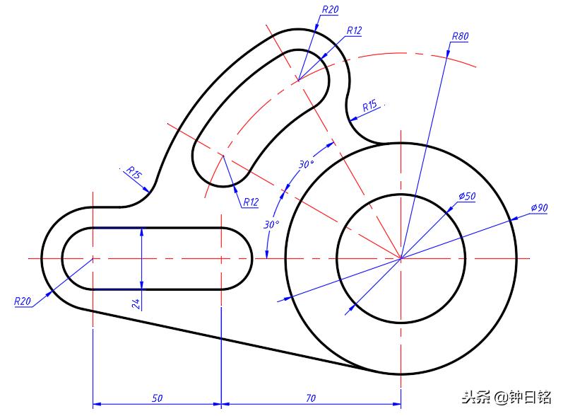 AutoCAD2019平面图练习案例解释（AutoCAD2019完全自学手册）