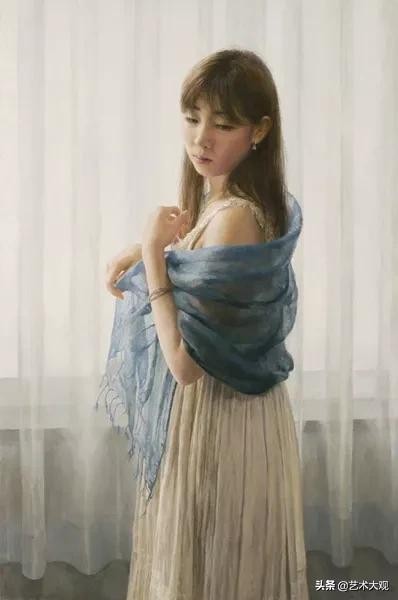 木原和敏人物油画,日本画家超写实人物油画欣赏