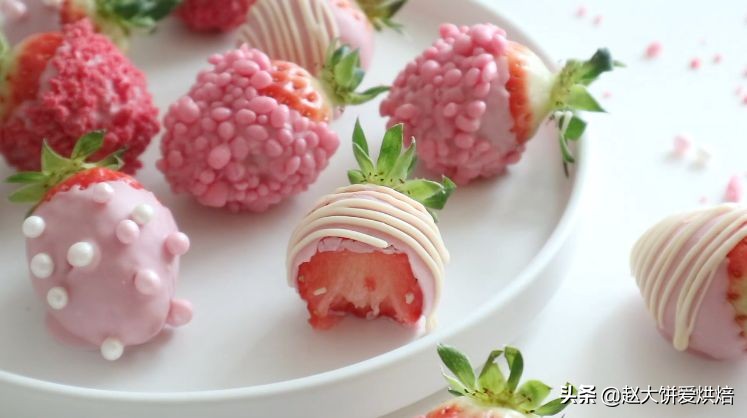 巧克力草莓，史上最简单能吃能装饰的情人节礼物