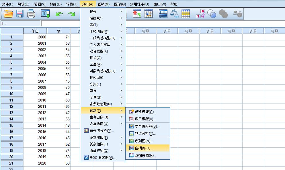 spss做时间序列预测,spss如何做平稳时间序列