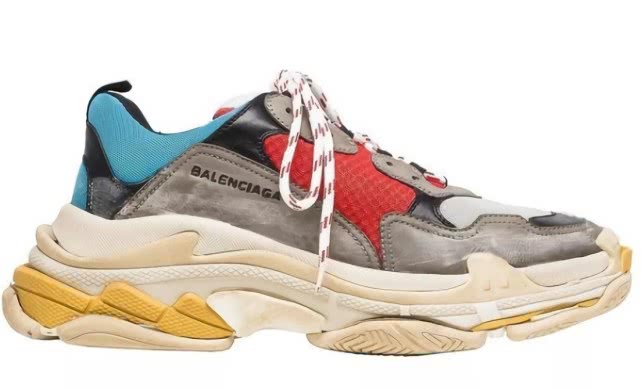 balenciaga老爹鞋triples,triples老爹鞋荧光绿夏天穿搭