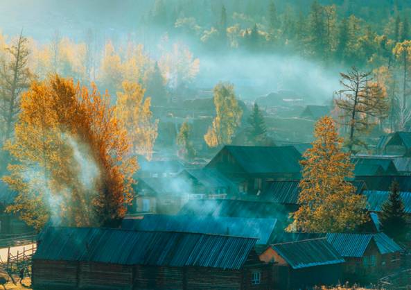 阿勒泰秋天有多美,秋天的新疆阿勒泰太美