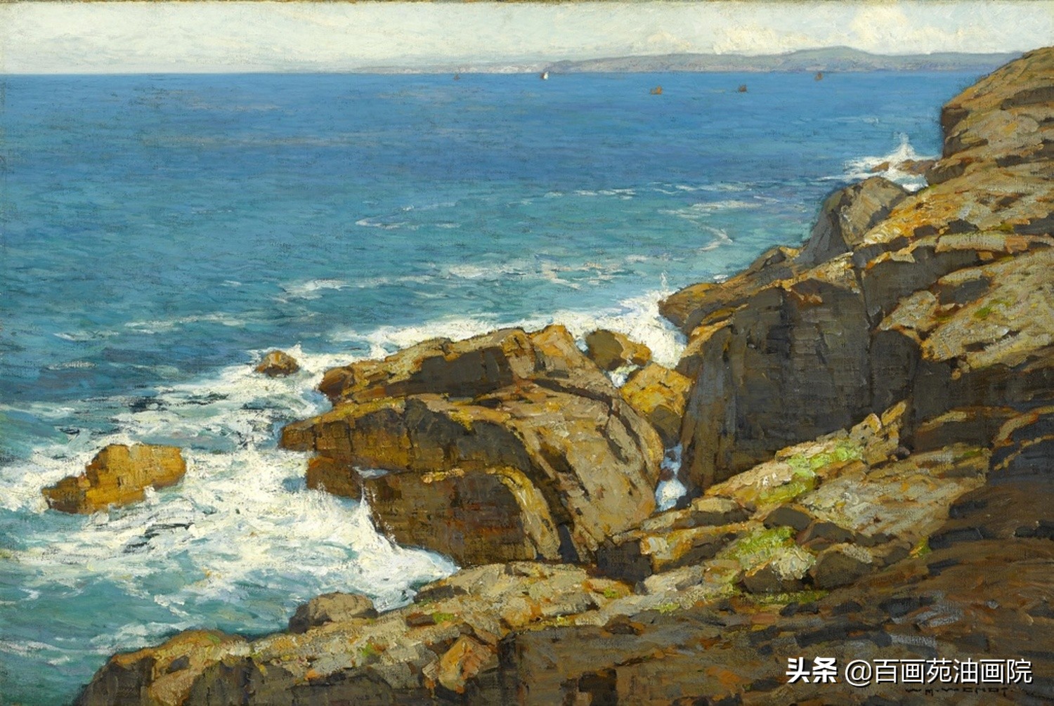 风景油画色彩的基础知识,阿尔卑斯山风景油画